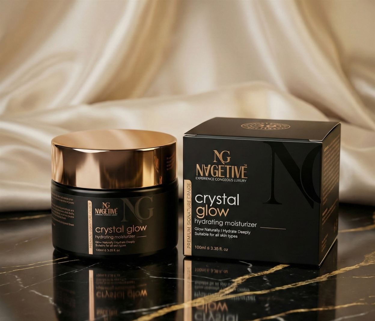 crystal glow moisturiser