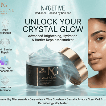 Nagetive crystal glow moisturiser