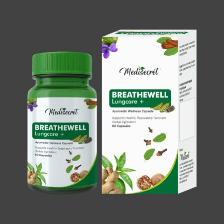MEDISECRET BreatheWell Lungcare+ Capsules