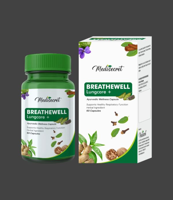 MEDISECRET BreatheWell Lungcare+ Capsules