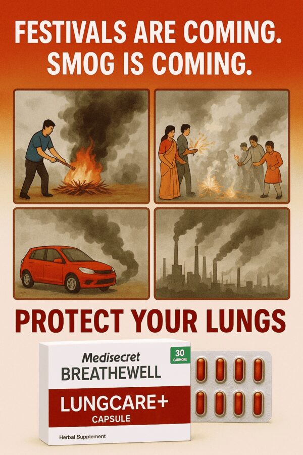 MEDISECRET BreatheWell Lungcare+ Capsules - Image 3