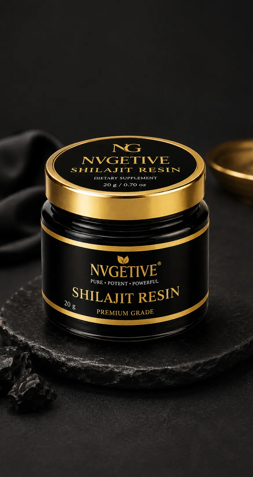 Nagetive Shilajit Resin Master Ingredients
